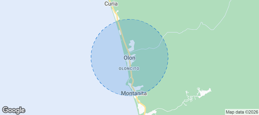 Olon Airbnb map